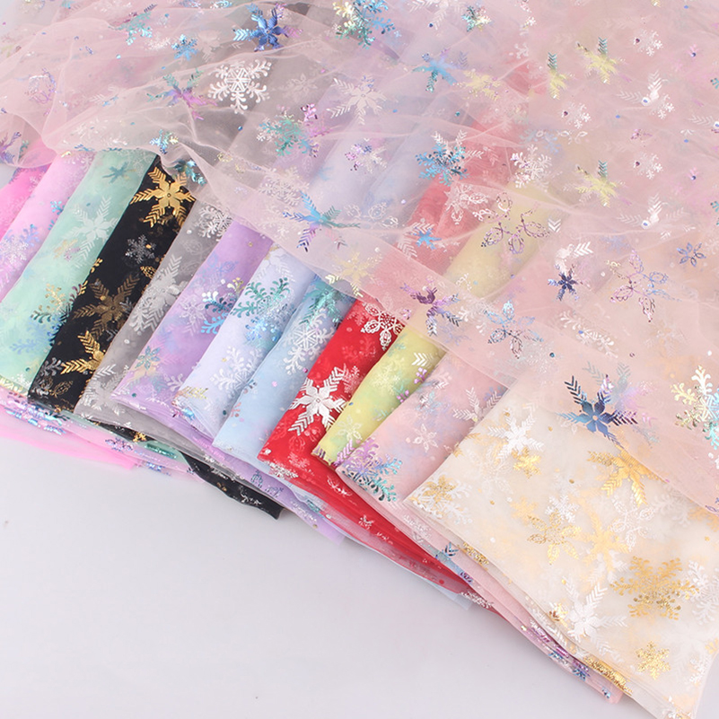 Sewing By - 新入荷 冷凍メッシュ生地 カラフル 縫製用 パフスカート プリンセスドレス
