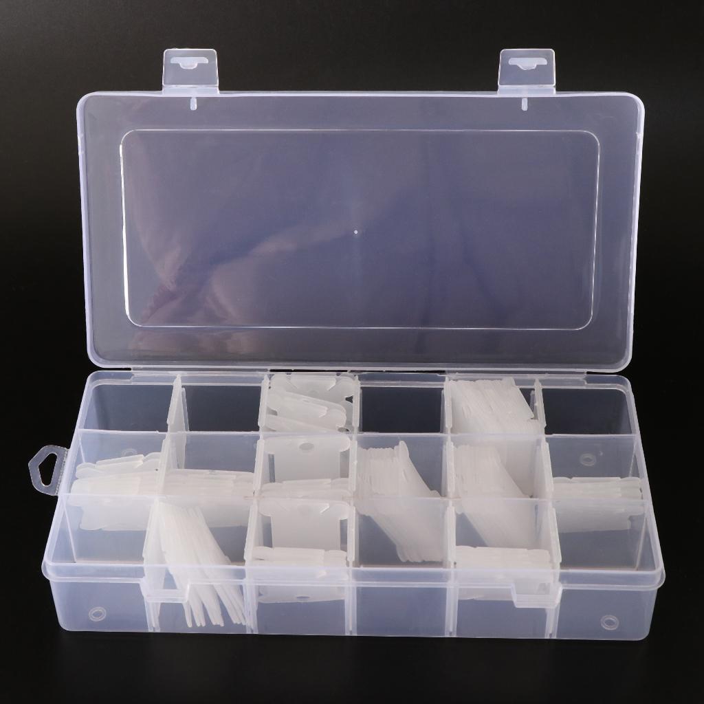 Bobbin Organizer Box - 刺繍糸ボビンオーガナイザー収納ボックス 18グリッドケース 糸、クロスステッチ、かぎ針編み糸、縫製用品用