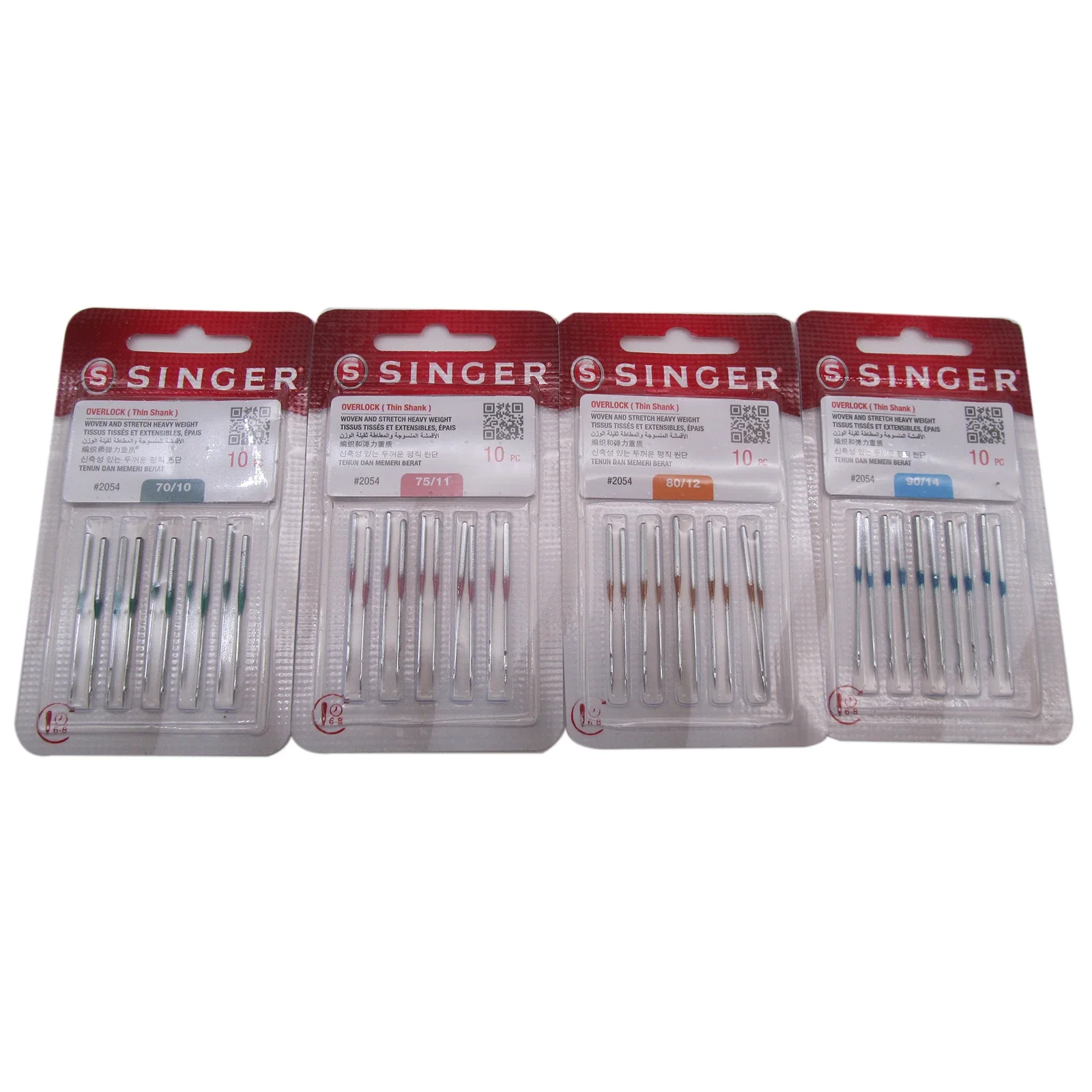 Twin Needle Stretch - 歌手用ミシンキット、かがり針 #2054歌手用14u12、14u13、14u13a、14u23、14u234、14u46b、14u52a、14u53a、14u544、14u554、14u555