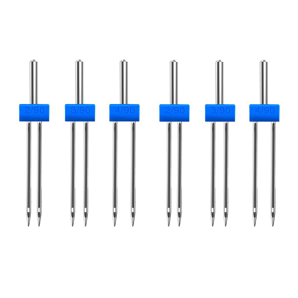 Twin Needle Stretch - 1個入りツインニードルミシン用ダブルニードルセット 金属・プラスチック製 2.0 3.0 4.0mm 家庭用多機能ストレッチアクセサリー