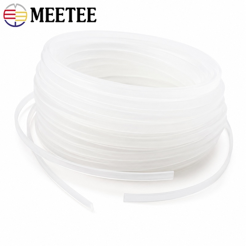 Textile Sewing Support - ミーティー 10メートル クリアポリエステルプラスチック コルセットボーン 4-12mm ブラジャー側面
