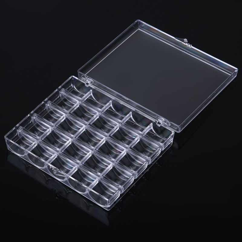 1個入り 25個の空ボビン収納ボックス 裁縫道具 プラスチッ - Bobbin Organizer Box のレビューと価格