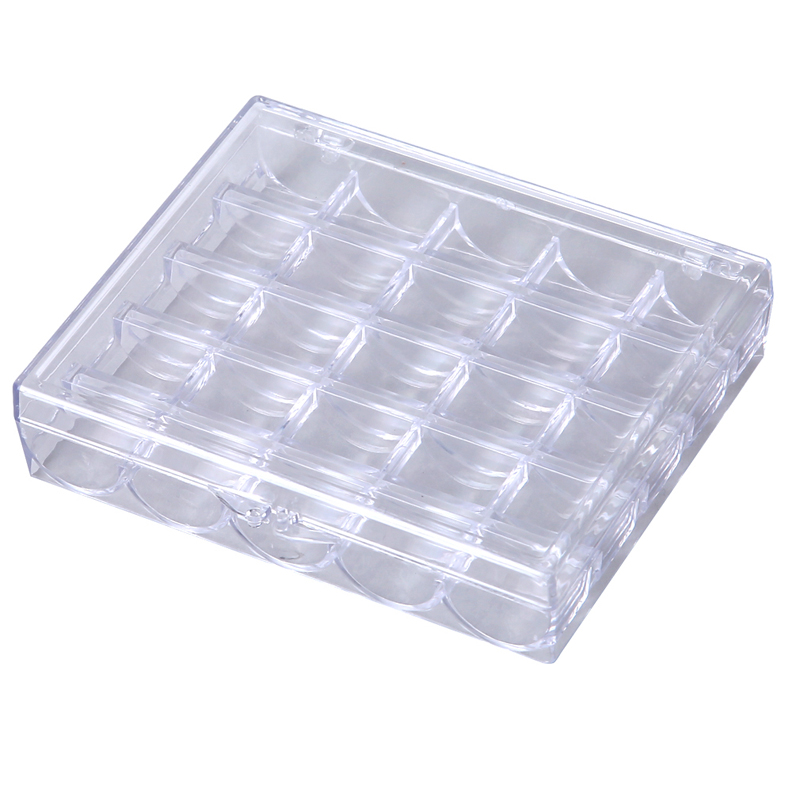 1個入り 25個の空ボビン収納ボックス 裁縫道具 プラスチッ - Bobbin Organizer Box のレビューと価格