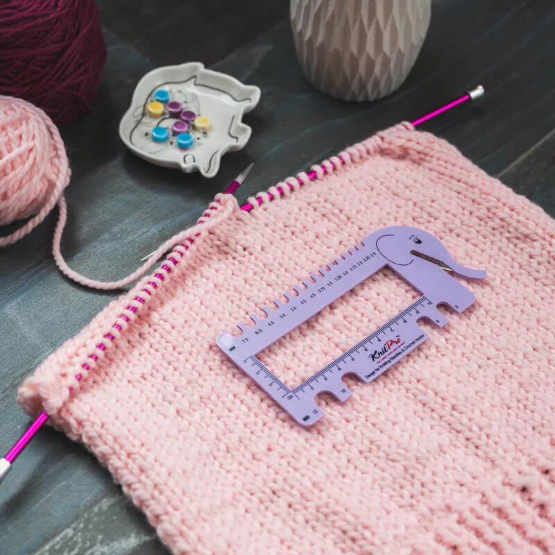 ニットプロかぎ針編みツールプラスチックデンシスカーヤーンゲー - Sewing In Textile のレビューと価格