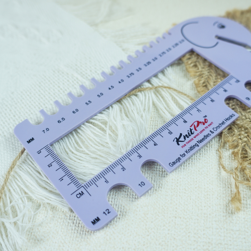 ニットプロかぎ針編みツールプラスチックデンシスカーヤーンゲー - Sewing In Textile のレビューと価格