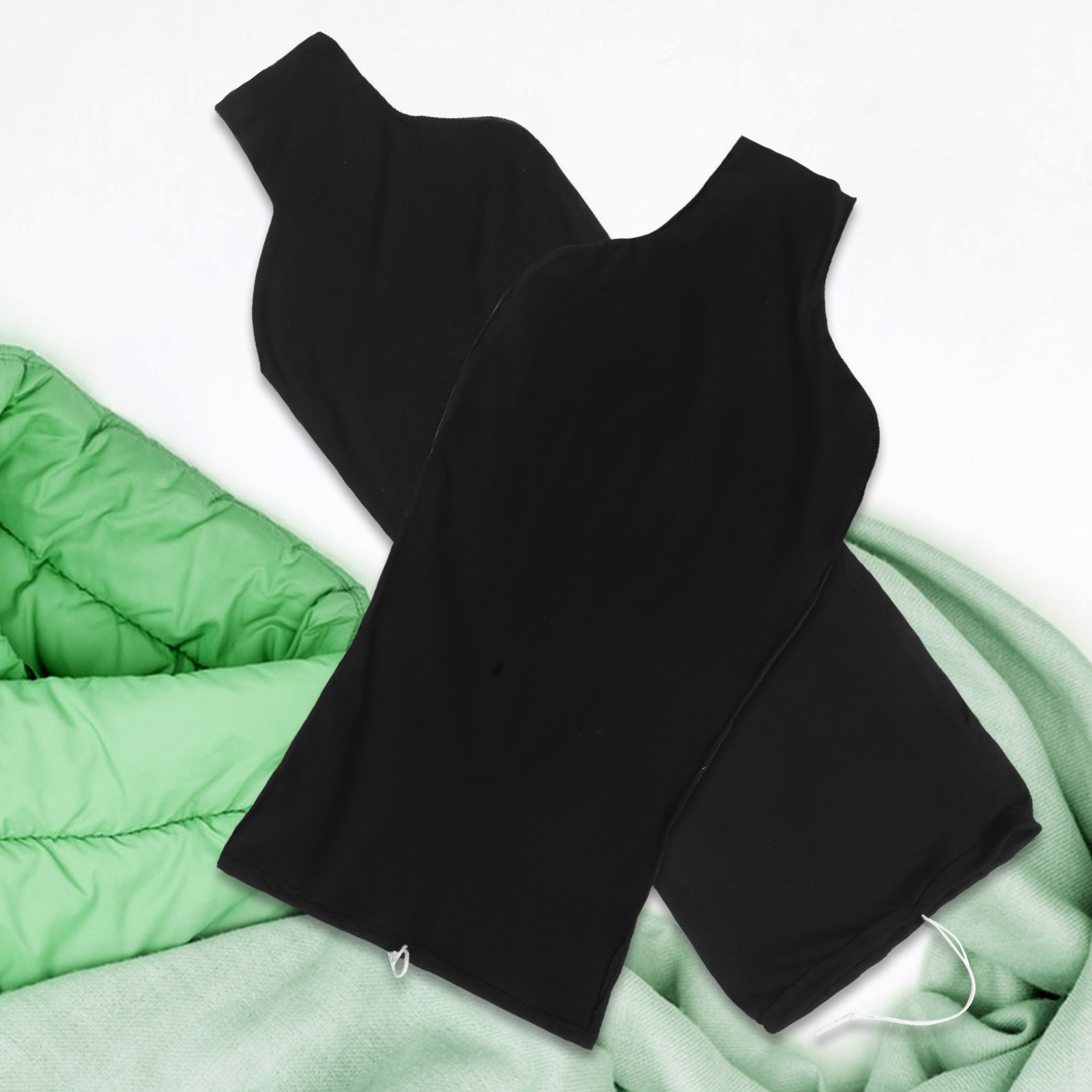 2個セット ドレスフォームカバー 布製 ブラック ホワイト  - Dress Form Mannequin のレビューと価格