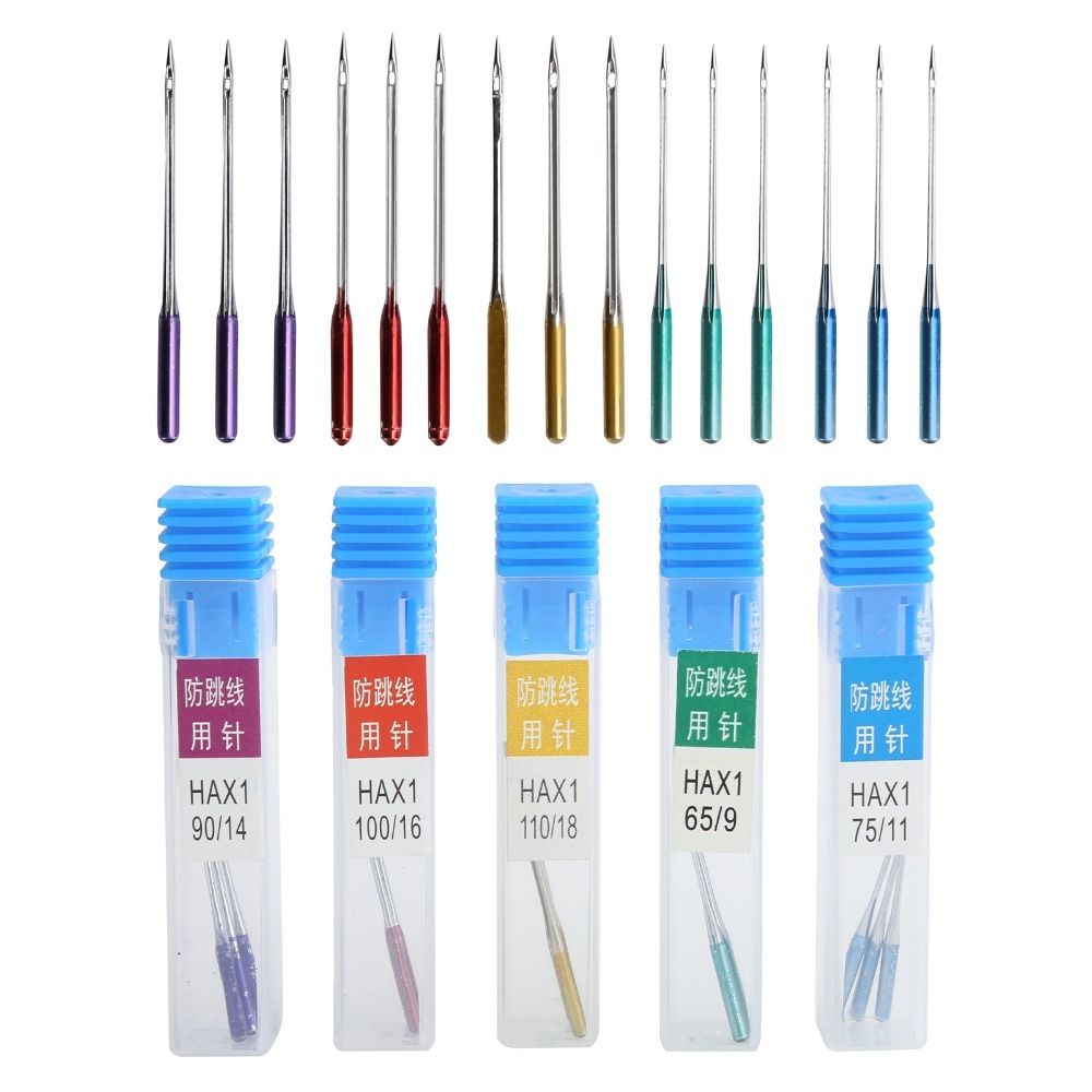 15本入り 跳ね返り防止ミシン針 シャープチップ レギュラー - Twin Needle Stretch のレビューと価格