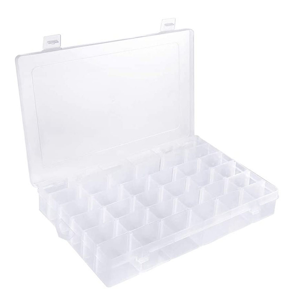 J1UL1N 36 グリッドプラスチック刺繍糸オーガナイザー - Bobbin Organizer Box のレビューと価格