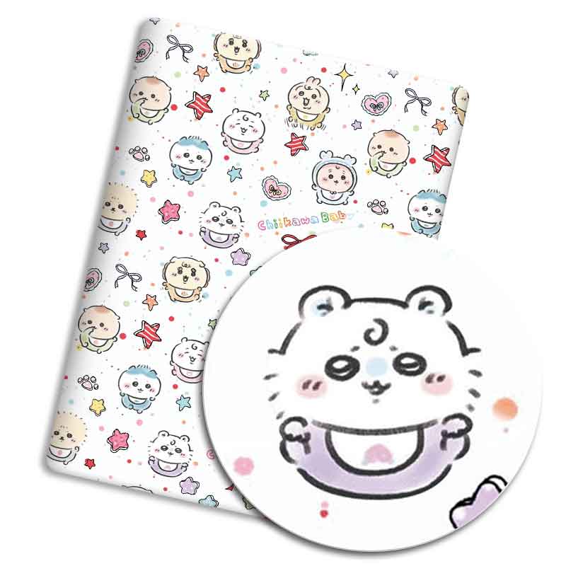漫画ポリエステル生地 140x50cm 綿生地 パッチワーク - Sewing In Textile のレビューと価格