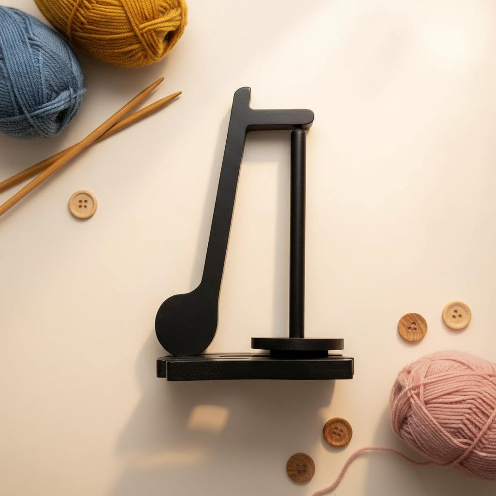 木製毛糸ホルダー360 °   回転式糸巻き器、縫製・編み物 - Sewing Knit のレビューと価格