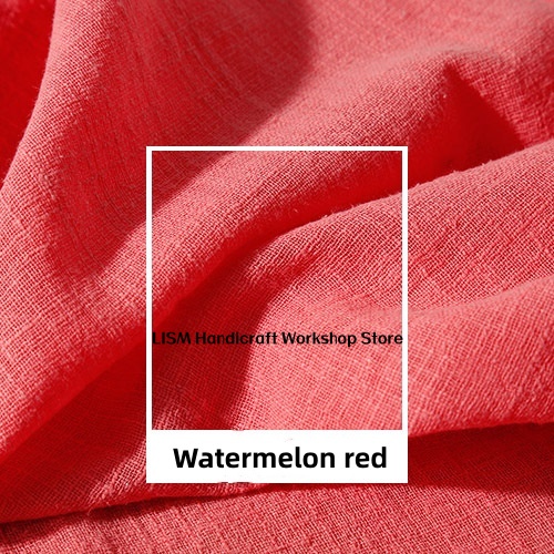 天然洗浄リネン生地複数色ソフトしわ加工生地女性服ホームテキス - Sewing In Textile のレビューと価格