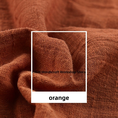 天然洗浄リネン生地複数色ソフトしわ加工生地女性服ホームテキス - Sewing In Textile のレビューと価格