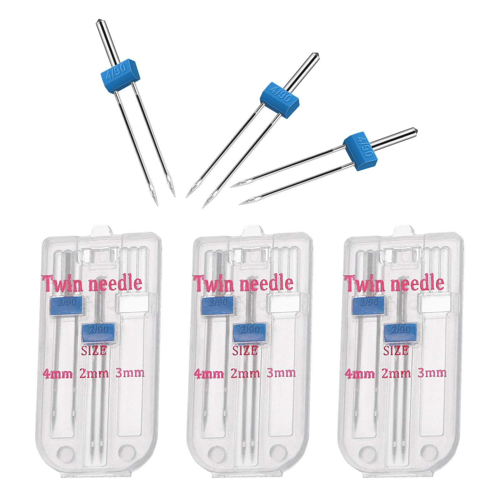 9本入り ダブルミシン針 ツインストレッチ対応 2mm 3m - Twin Needle Stretch のレビューと価格