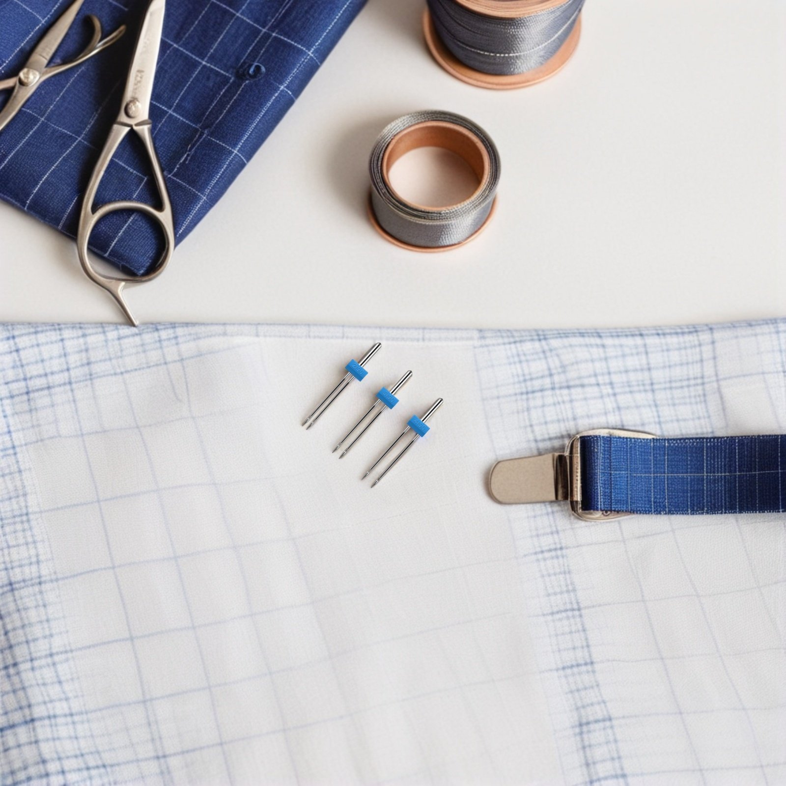 9本入り ダブルミシン針 ツインストレッチ対応 2mm 3m - Twin Needle Stretch のレビューと価格