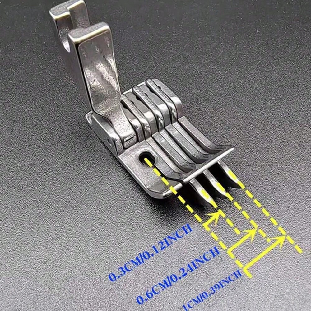 1Pc SP-18 工業用単針直線本縫いミシン用右三エッジガ - Textile Sewing Machines のレビューと価格