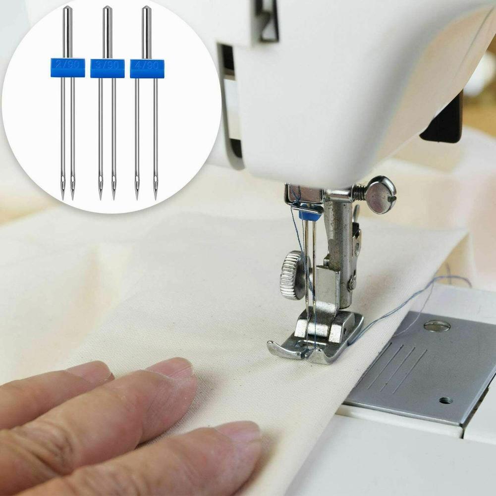 プロ仕様のミシン用二重針ピン3本セット、プロ仕様の仕上がりの - Twin Needle Stretch のレビューと価格