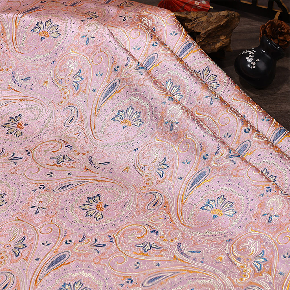 50 × 75 センチメートルスパイラル花柄ジャカードブロケ - Sewing In Textile のレビューと価格