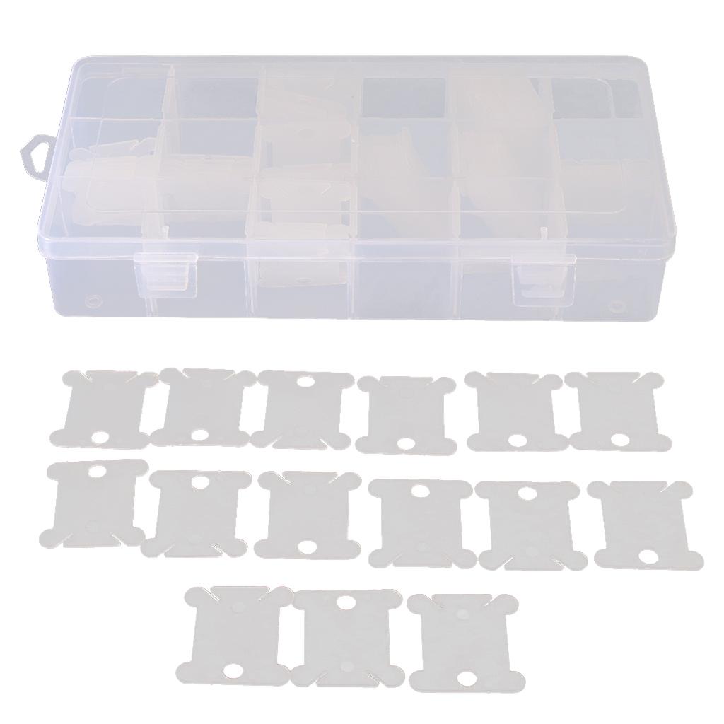 フロスボビンオーガナイザーボックスキット、バッグ編み糸かぎ針 - Bobbin Organizer Box のレビューと価格
