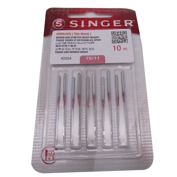歌手用ミシンキット、かがり針 #2054歌手用14u12、1 - Twin Needle Stretch のレビューと価格