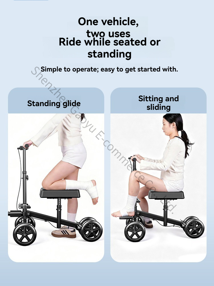 骨折補助具 足首損傷補助具 歩行スクーター 歩行杖 片足補助 - Gripper Foot Walking のレビューと価格