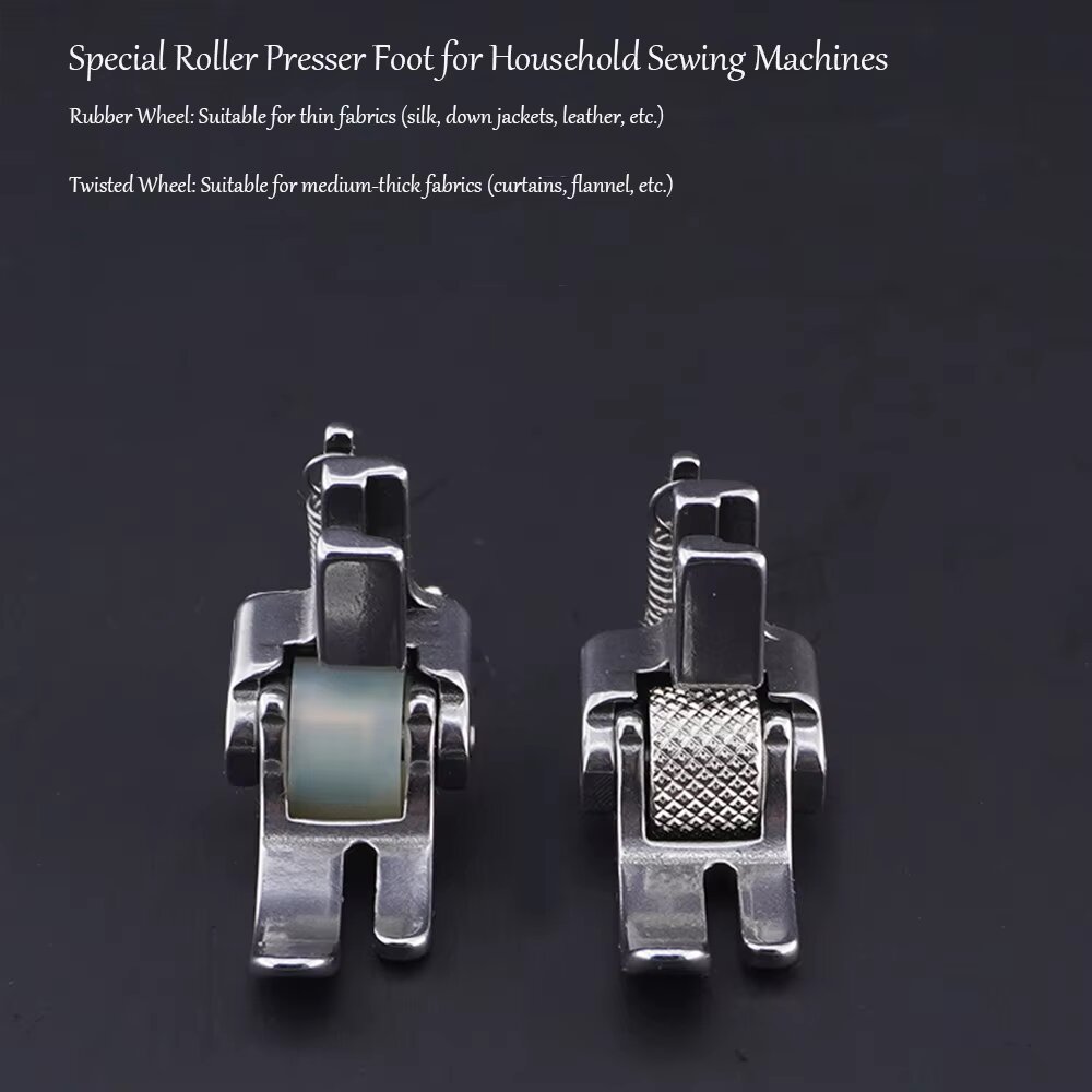 古い式の足踏みミシン用全鋼製ローラープレスフット、バタフライ - Textile Sewing Machines のレビューと価格