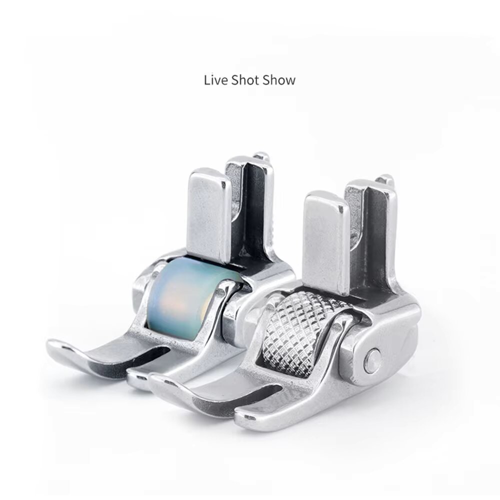 古い式の足踏みミシン用全鋼製ローラープレスフット、バタフライ - Textile Sewing Machines のレビューと価格