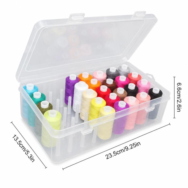 ミシン糸収納ボックス 42 スプールボビンキャリングケースコ - Bobbin Organizer Box のレビューと価格