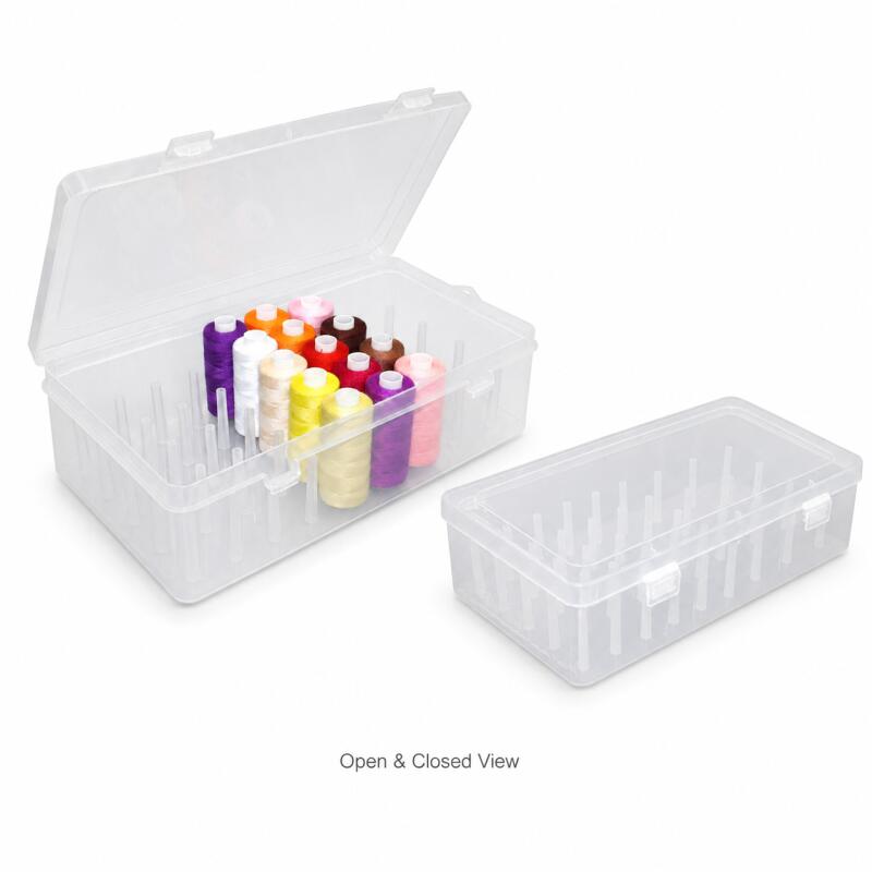 ミシン糸収納ボックス 42 スプールボビンキャリングケースコ - Bobbin Organizer Box のレビューと価格
