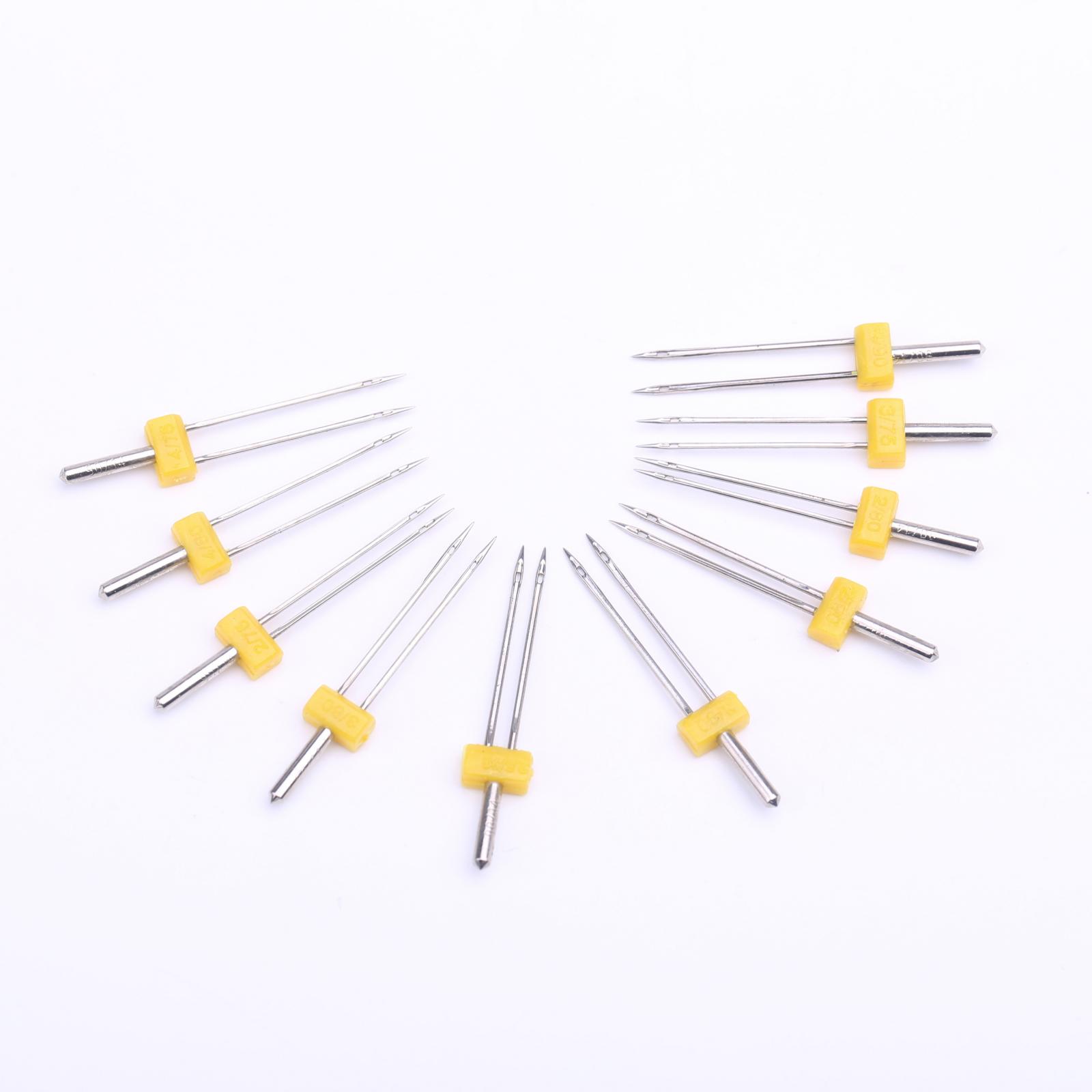 デュアル針針,10個,機械針,ダブル,溝,兄弟,シンガー,ジ - Twin Needle Stretch のレビューと価格