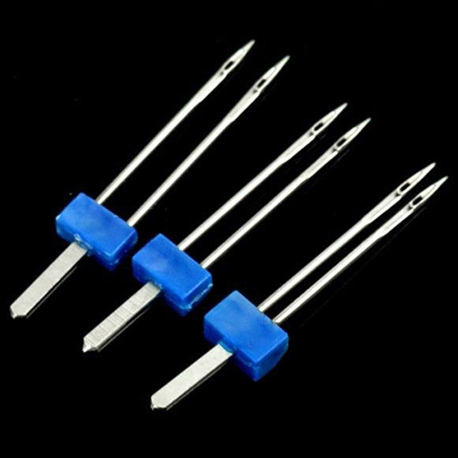 ツインニードルセット 3 個ステンレス鋼ミシンアクセサリー家 - Twin Needle Stretch のレビューと価格