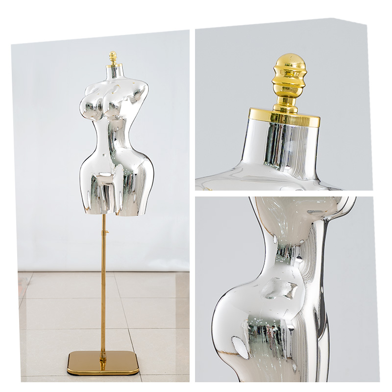 ブティックショップ クロームゴールド プラスサイズ マネキン - Dress Form Mannequin のレビューと価格