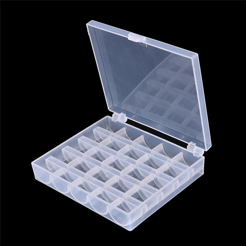空のボビン収納プラスチックボックス、ミシンケース、ボビンオー - Bobbin Organizer Box のレビューと価格