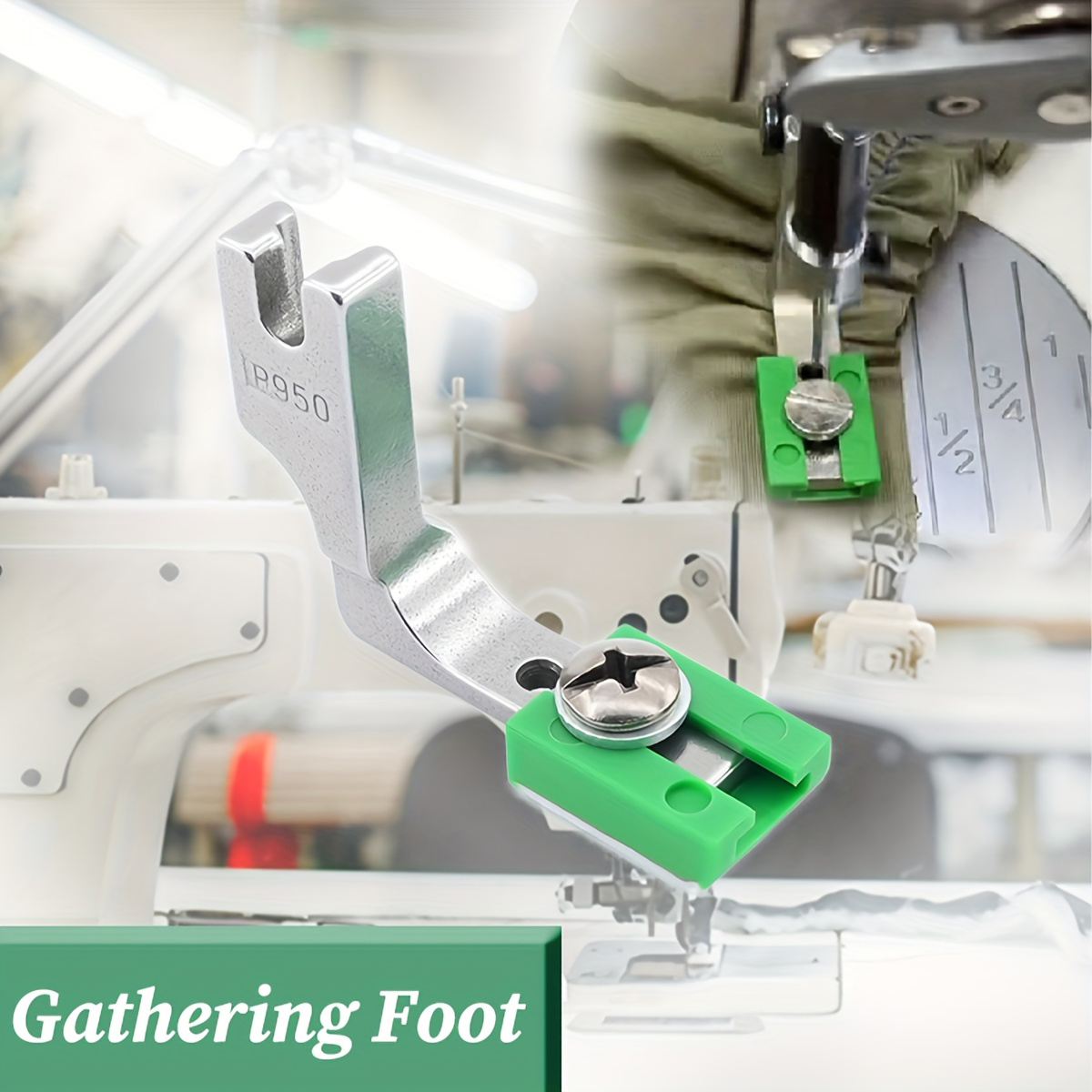 P950 調整可能な縫い付け用フリル押さえ金具、ロックステッ - Textile Sewing Machines のレビューと価格
